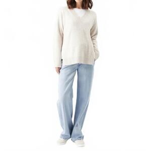 NEW RIPE vera nursing knit sweater in oat marle